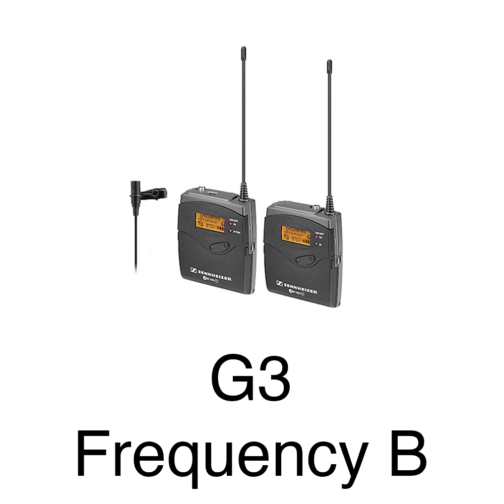 Sennheiser ew 100 ENG G3 Wireless Mic Kit -Freq B